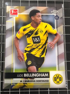 2020-21 Topps Chrome Bundesliga Jude Bellingham rc 英國前鋒 新人卡1枚
