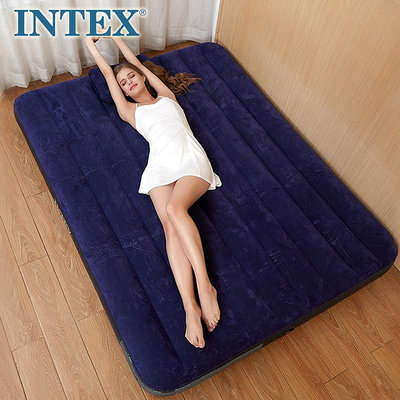 INTEX充氣床單人加大 氣墊床雙人加厚家用戶外充氣床墊便攜午休床