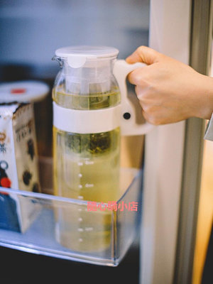 精品【藍色水壺89起】日本iwaki怡萬家冷水壺耐熱玻璃大容量果汁茶