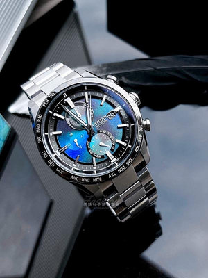 CITIZEN 星辰 Eco-Drive 千彩之海限定款 光動能 五局電波腕錶 AT8188-64L 公司貨 韋禮安代言