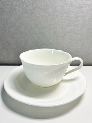 日本則武Noritake純白骨瓷咖啡杯套組