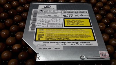 二手筆電內建式光碟機  TOSHIBA DVD COMBO MODEL TS-L462 內接式IDE介面