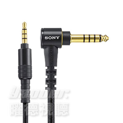 【曜德☆送收納盒☆免運☆新上市】SONY MUC-S12NB1 耳機用更換導線 適用於 MDR-1A/100A/100A