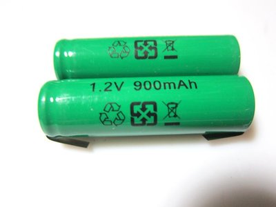 台灣鎳鎘電池帶焊腳1.2V 900mAh 一組兩顆 適用HITACHI 日立CL-1000,CL-970等電剪