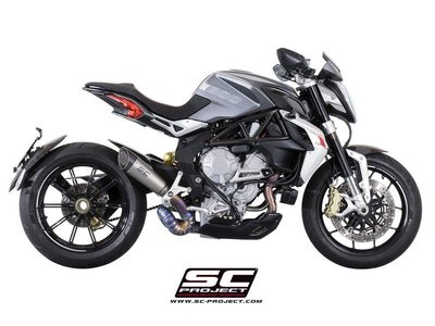 DNS部品 義大利 SC PROJECT S1 鈦合金尾段排氣管 MV AGUSTA DRAGSTER800