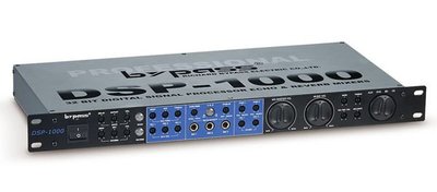 台中『崇仁視聽音響』 bypass DSP-1000  具回授抑制專業回音殘響混音前級效果器