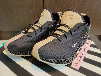 adidas Y-3 Runner 4D IO Black Trace Khaki FX1058 代購附驗鞋