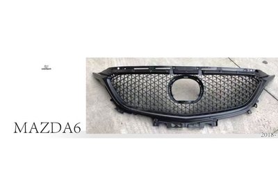 JY MOTOR 車身套件 - MAZDA6 馬6 17 18 19 20 年 蜂巢 網狀 水箱罩 黑色 水箱柵 中網