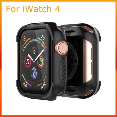 適用於Apple Watch 6 SE 5 4代 雙色半包錶殼 蘋果手錶保護套 防摔殼40mm/44mm-337221106