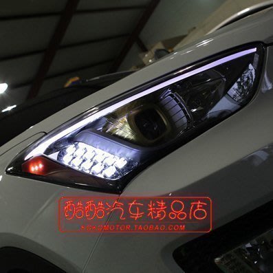 16-13Hyundai現代 Santa Fe 改裝LED轉向燈I款 韓國進口汽車內飾改裝飾品 高品質