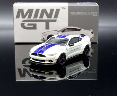 【MASH】現貨特價 Mini GT 1/64 FORD MUSTANG GT LB-WORKS White #646