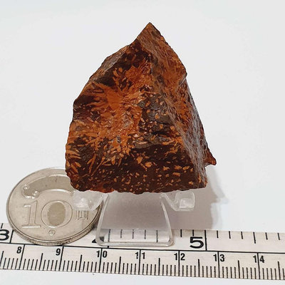 菊花石 29g +壓克力架 原礦 礦石 原石 教學 標本 收藏 小礦標 礦物標本6