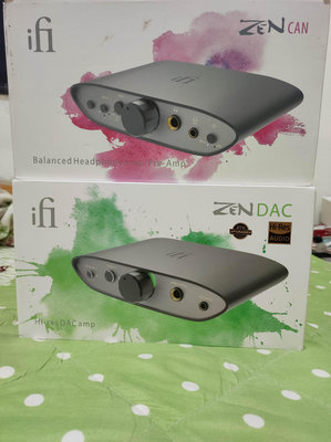4/20購買 iFi ZEN DAC V2 + ZEN CAN 經典組合 9成5新 有保固卡 發票 耳擴 擴大機