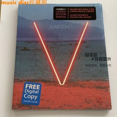 Maroon 5 V 沃爾瑪獨家ZINEPAK版 正版CD