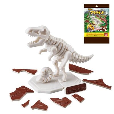 ☆88玩具收納☆萬代 571193 巧克力發掘恐龍模型 暴龍 公仔 景品 擺飾 侏羅紀化石 小小考古學家探險 組裝模型