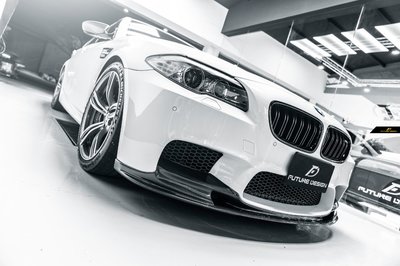 【政銓企業有限公司】BMW F10 M5 專用 3D款 抽真空 高品質  卡夢 前下巴 現貨 免費安裝 密合度保證