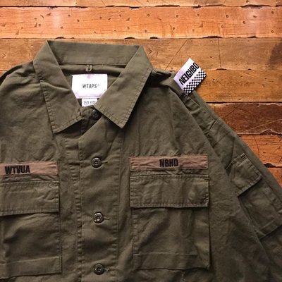 日貨代購CITY】NEIGHBORHOOD WTAPS NBHD 襯衫JUNGLE LS 2色WTAPS版現貨