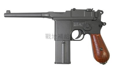 【戰地補給】台灣製KWC M712盒子炮毛瑟槍Blow Back單/連發全金屬CO2手槍(震動力大，後座力強)