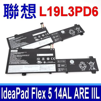 聯想 LENOVO L19L3PD6 原廠電池 IdeaPad Flex 5 14IIL05 14ITL05