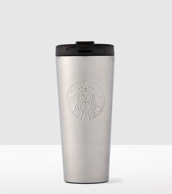 【Kidult 小舖】Starbucks 美國星巴克16oz 銀色浮雕不銹鋼隨行杯 ~限量中~ 美國限定~