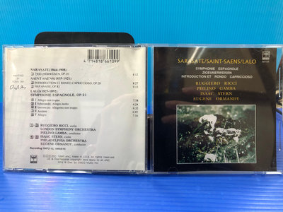 寶來GCD21 (附側標.無IFPI) 拉羅:西班牙交響曲 薩拉沙泰:流浪者之歌 直購1000元~古典 西洋 發燒