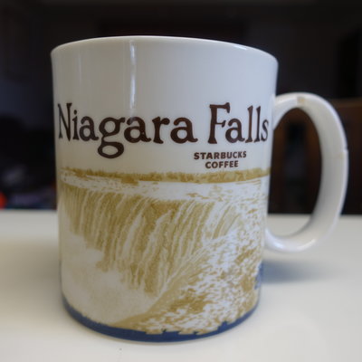 瑕疵品 星巴克Starbucks城市馬克杯City Mug尼加拉瓜瀑布Niagara Falls 絕版詳說明