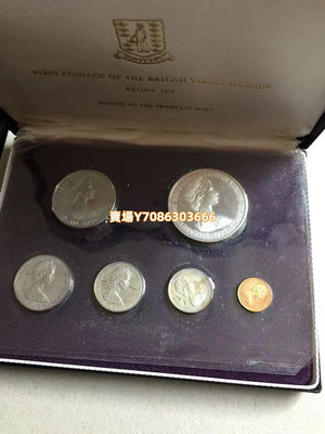 英屬維爾京群島1973年1.5.10-50分硬幣1元鳥類版銀幣6枚套幣 銀幣 紀念幣 錢幣【悠然居】5