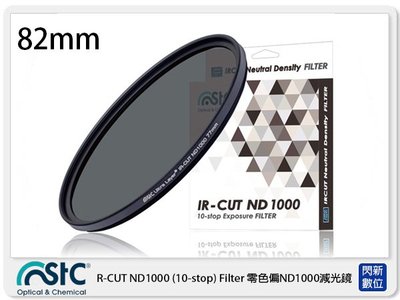 ☆閃新☆ STC IR-CUT 10-stop ND1000 Filter 零色偏 減光鏡 82mm (82,公司貨)