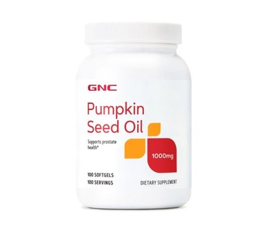 【PHS】GNC Pumpkin Seed Oil 南瓜籽 1000mg100顆