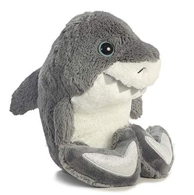 3902A 歐洲進口 限量品 鯊魚絨毛娃娃 Q版鯊魚娃娃玩偶抱枕小朋友禮物可愛鯊魚寶寶海洋動物娃娃玩具擺飾
