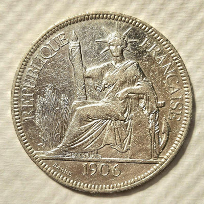 安南 坐洋1906年貿易銀