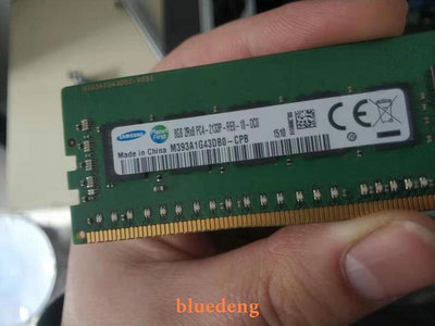 原廠 三星 8G 2RX8 PC4-2133 DDR4 ECC REG 8GB RDIMM 伺服器記憶體