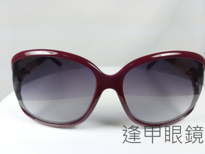 『逢甲眼鏡』GUCCI太陽眼鏡 酒紅色大方框 深藍色鏡面 經典竹節鏡腳【GG3671/S/S 3GQ】