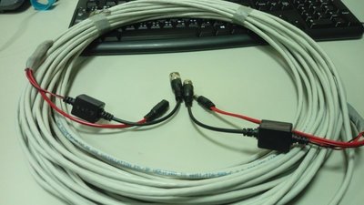 G-805 監控 懶人線 30米 傻瓜線 DVR 電話線 監視器 BNC DC 電源 電視線 VGA HDMI 平行線