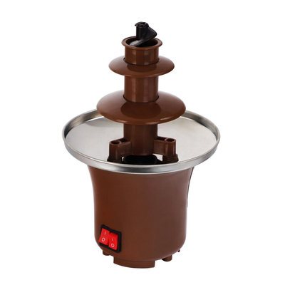廠家直銷 家用巧克力噴泉機 自動融化火鍋熔漿機 帶加熱融化塔自制巧克力漿
