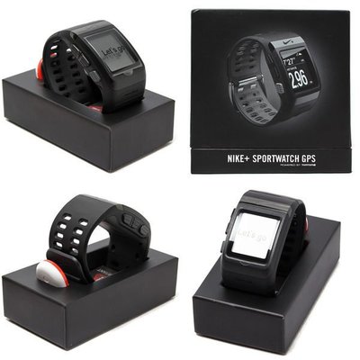 Nike+ Sportwatch GPS手錶(powered by TomTom)WM0100-001黑有附Nike+感測晶片) *詢問*
