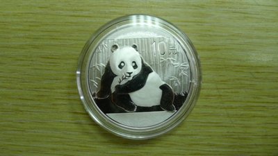 中國2015熊貓銀幣1OZ