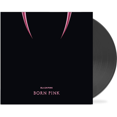 BLACKPINK 2ND ALBUM [BORN PINK] LP冰黑膠唱片彩膠唱片(英國進口限量版)