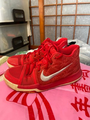 「 二手鞋 」 Nike x KI 女生籃球鞋 US6Y（紅）76
