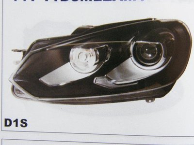 福斯 VW GOLF 6代 09 (GTI:HID) 大燈 頭燈 其它側燈,後燈,霧燈,空氣芯,機油芯,冷氣芯 歡迎詢問