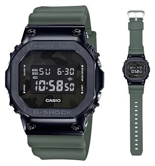 CASIO手錶公司貨附保證卡G-SHOC復刻經典的方型錶殼GM-5600B-3~~GM-5600