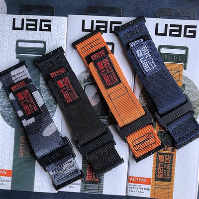 UAG 適用於蘋果Apple watch Ultra尼龍錶帶 iWatch8通用-真男人專賣店