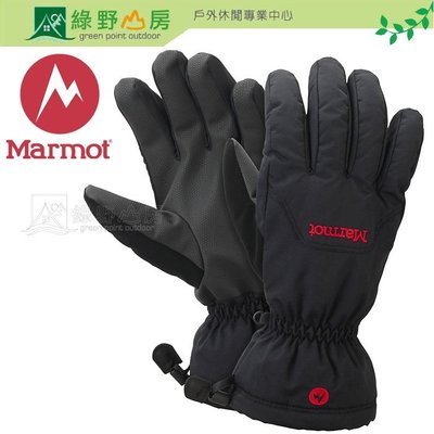 《綠野山房》Marmot 美國 On Piste Glove 防水保暖手套 機車 寒流 賞雪 出國 滑雪 黑 16340