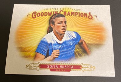 Soccer ⚽️ Sofia Huerta 2018 Upper Deck Goodwin Champions #61 Soccer ⚽️