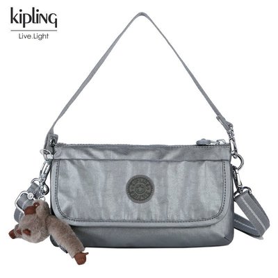Kipling單肩斜挎包女士迷你小號手拿錢包休閑卡包凱普林猴子尼龍