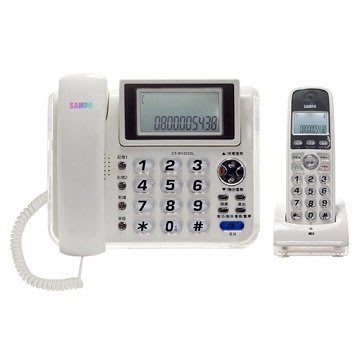 【用心的店】SAMPO 聲寶 CT-W1305DL 2.4GHz高頻數位無線電話