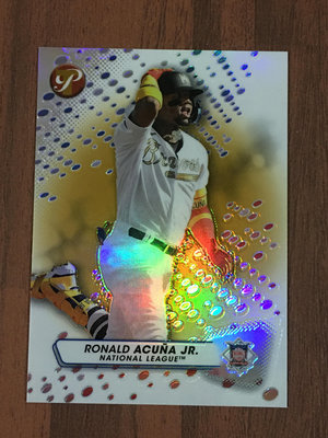 【畢拉卡鋪】Ronald Acuna Jr 2023 Topps Pristine Gold /50 正金亮限量平行卡