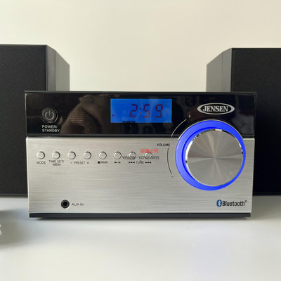 CD機 歐美CD組合音響CD播放一體機hifi家用臺式AUX音箱FM收音