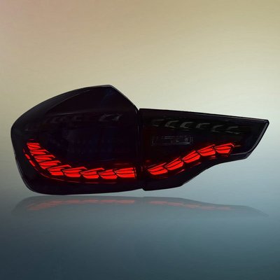 專用于寶馬X3龍鱗款LED尾燈總成18-21款改裝LED流水轉向后尾燈