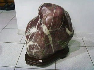[ 綺緣精品 ] 雅石 - 台灣雞血石-- 禪定 -- 重約:60公斤